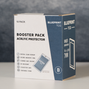 10-Pack Clear Acrylic Pack Protectors